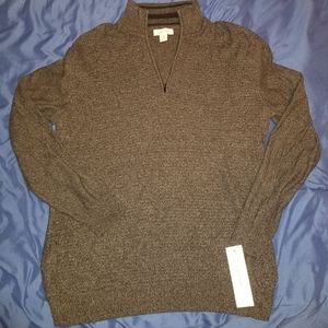 🆕️ Heather Grey Quarter Zip Calvin Klein Sweater